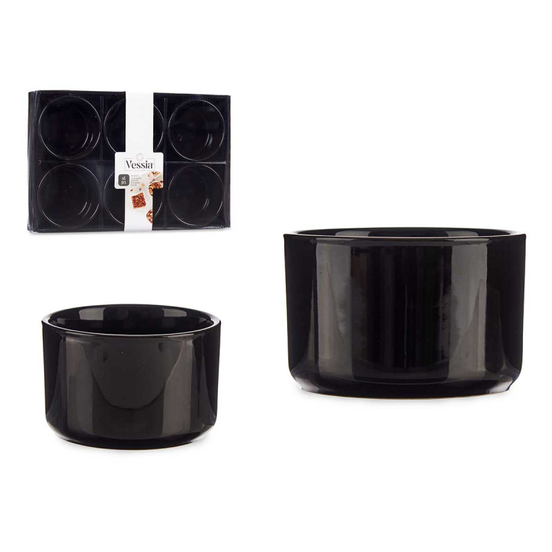 CONJ 6 TAÇAS PORCELANA REDONDAS 350ML 