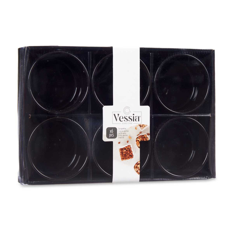 SET 6 TERRINE PORCELLANA ROTONDE 350ML