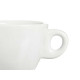 SET 6 TAZAS CAFE PORCELANA BLANCA C PLATO 120ML