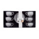 CONJ 6 CHÁVENAS CAFÉ PORCELAN BRANC CO PRAT 200ML 
