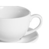 SET 6 TAZZE CAFFE PORCE BIANC PIATTO 200ML