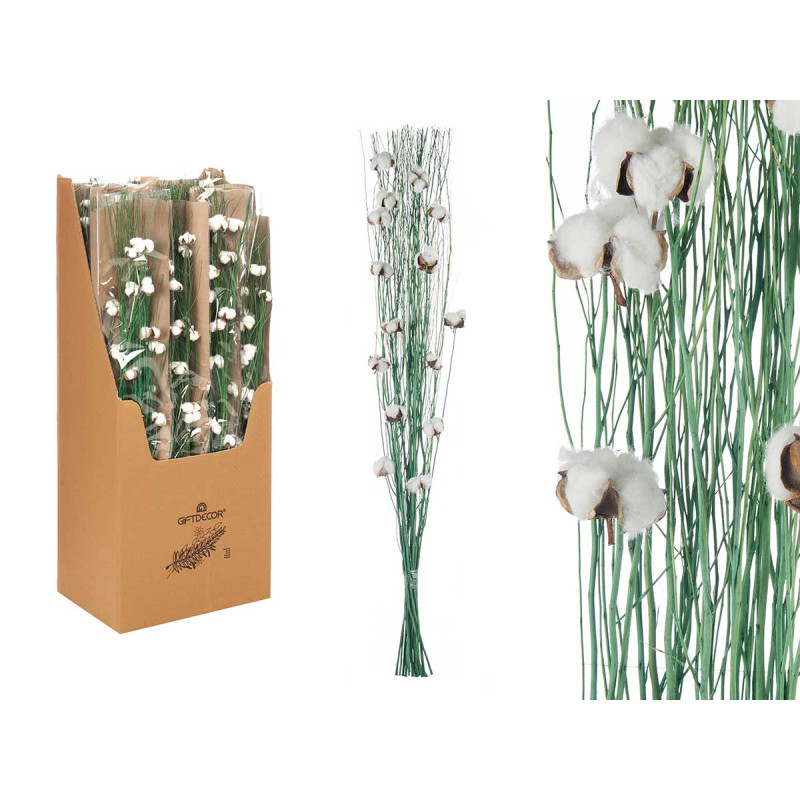 BOUQUET EN COTON VERT