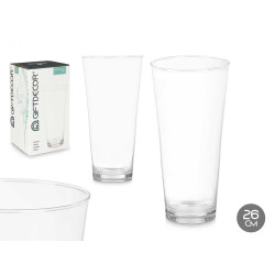 VASO CRISTALLO CONICO 26 CM