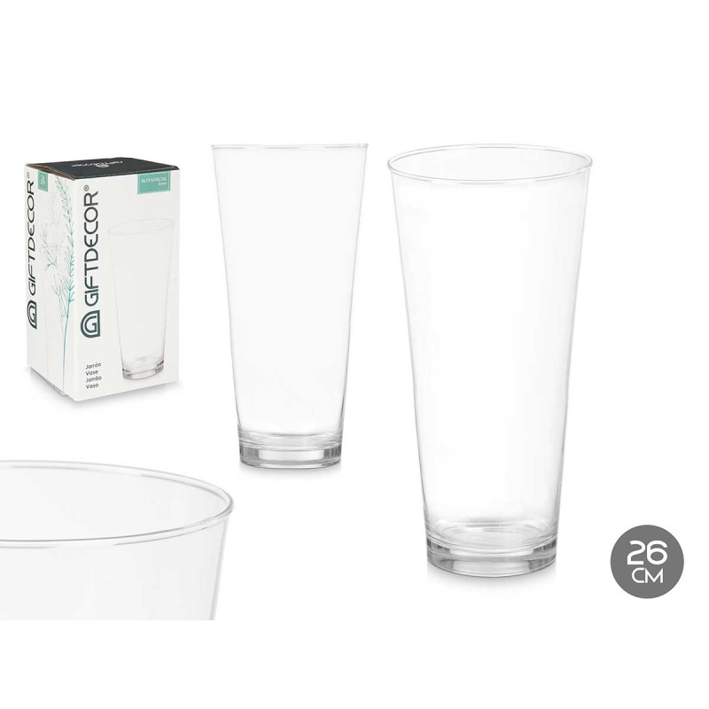VASO CRISTALLO CONICO 26 CM