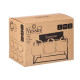 SET 6 TAZZE CAFFE ROSA SUPPORTO 100ML