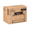 SET 6 TAZZE CAFFE ROSA SUPPORTO 100ML