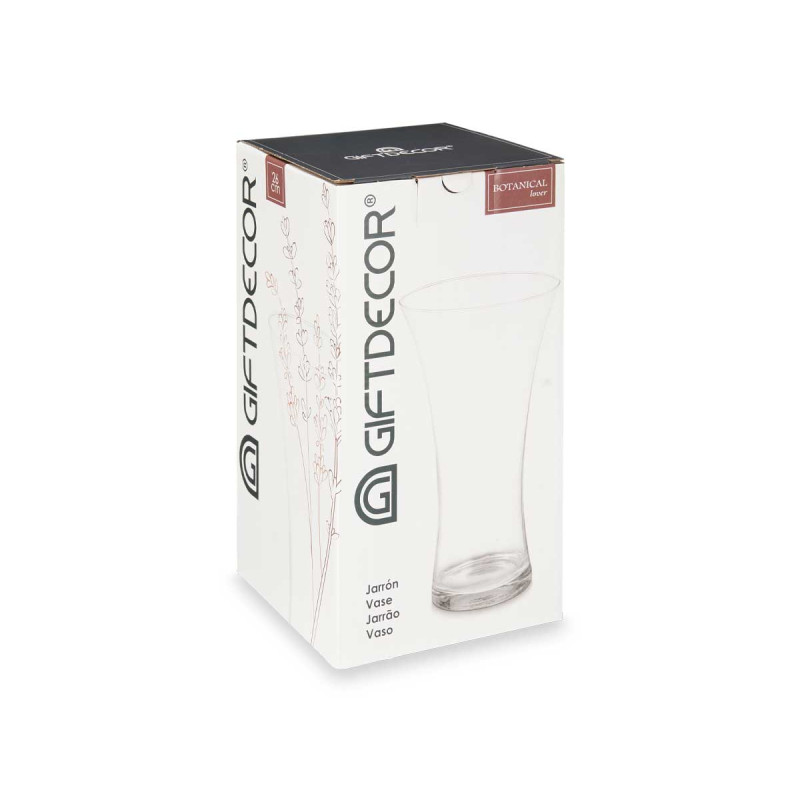 JARRON CRISTAL BOCA ANCHA 26CM