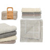 PANNO DA CUCINA COTONE 400 GR 50X50 ASS 5 GRIGIO 