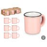 SET 6 TAZZE CEFFE ROSA 100ML