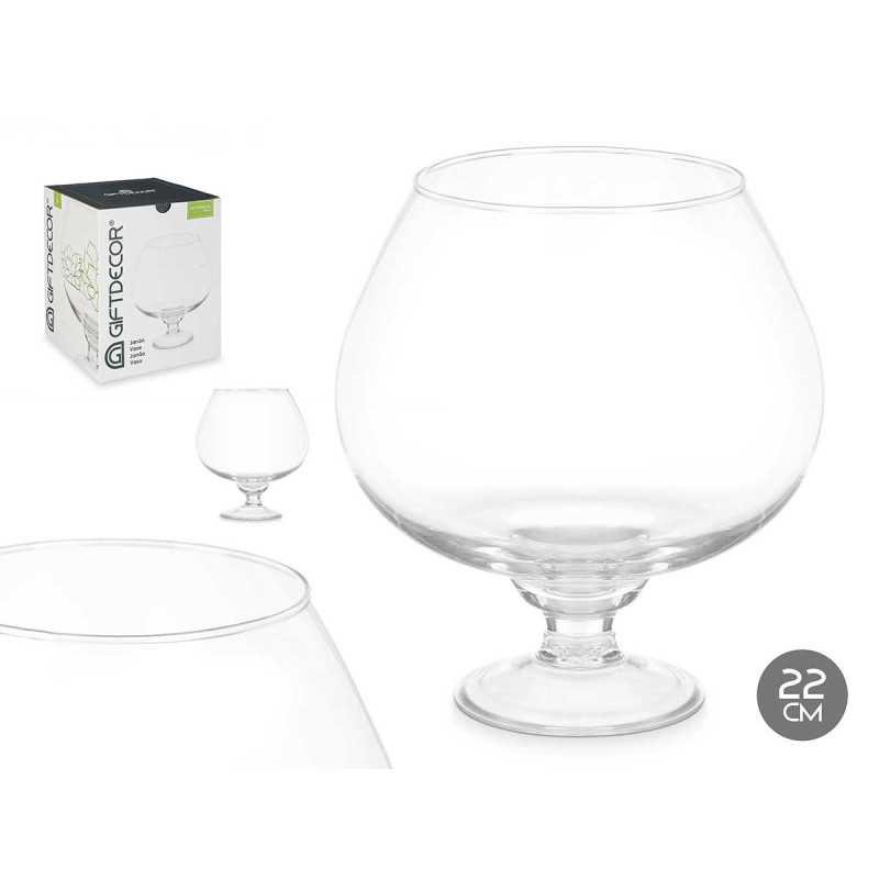 VASO CRISTALLO COPPA PALLONCINO 22CM