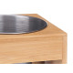 PORTAUTENSILIOS DOBLE BAMBU METAL