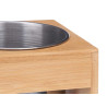PORTA-UTENSÍLIOS DUPLO BAMBU METAL