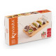 BOL À SAUCE MÉTAL BAMBOU ET SUPPORT TACOS