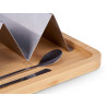 BAMBOO METAL SAUCE BOWL AND TACOS SUPPORT
