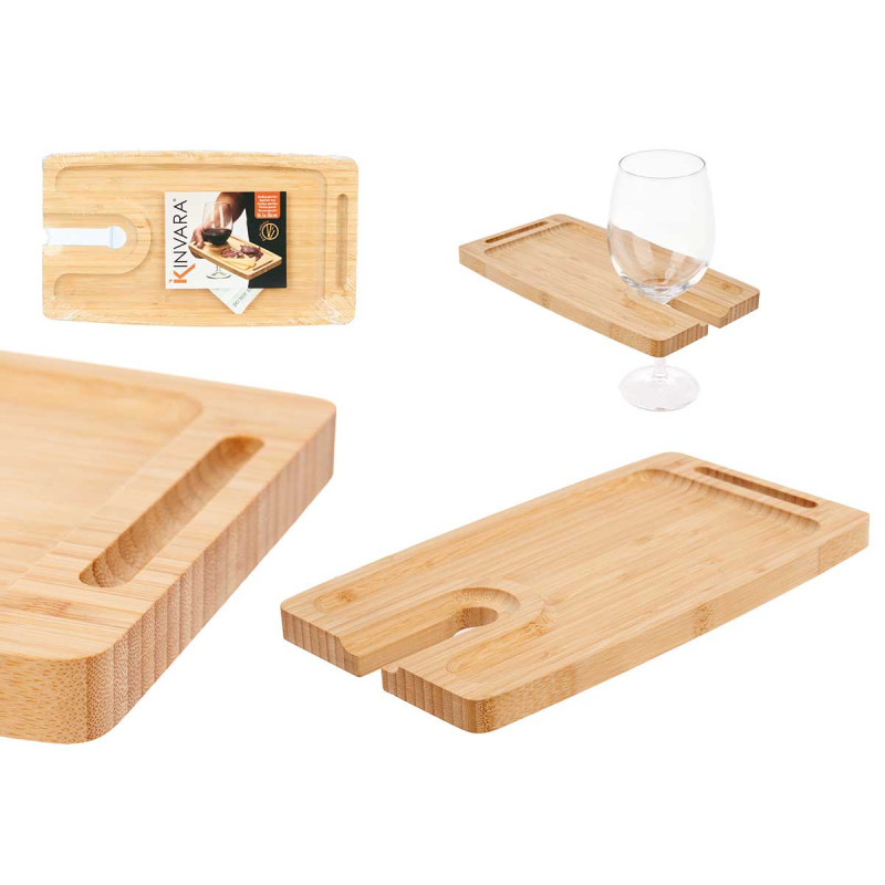 PLATEAU APÉRITIF EN BAMBOU