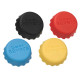 SET 4 BOUCHONS DE BOUTEILLE EN SILICONE ASSORT 4