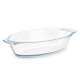 TABULEIRO EM BOROSILICATO OVAL ASAS 700ML