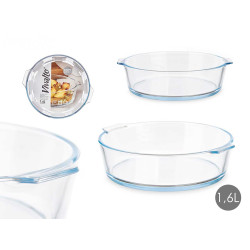 VASSOIO BOROSILICATO ROTONDO MANICI 1600ML
