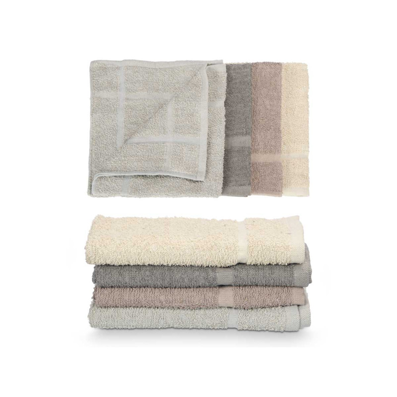PANNO DA CUCINA COTONE 400 GR 50X50 ASS 5 GRIGIO 