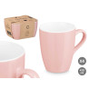 CONJ 4 CANECAS COR DE ROSA 410ML