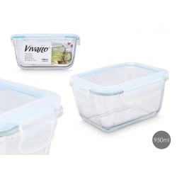 RECIPIENTE BOROSILICATO HERMETICO  950ML