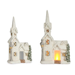 CERAMIC HIGH HOUSE WITH LIGHT 