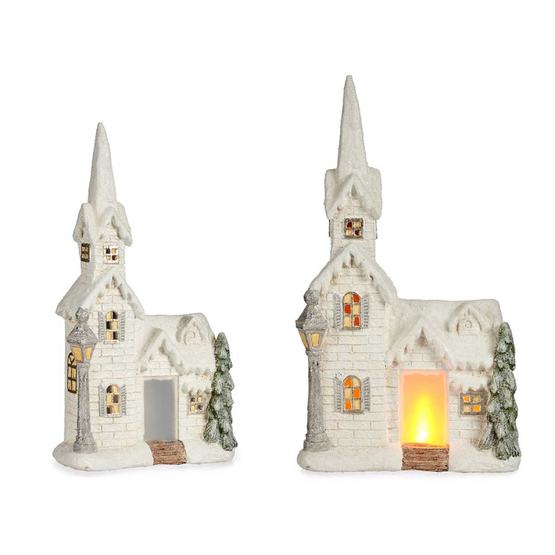 CERAMIC HIGH HOUSE WITH LIGHT 