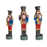 MEDIUM BLUE NUTCRAKER SOLDIER WITH INSTRUMENT  