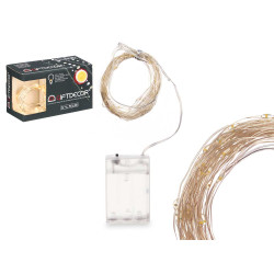 STRISCIA LED 50 LUCE CALDA BOX PER INTERNI