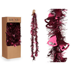 GUIRLANDE FUCHSIA DECORATION CLOCHES