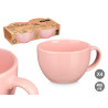 CONJ 4 CANECAS COR DE ROSA 480ML