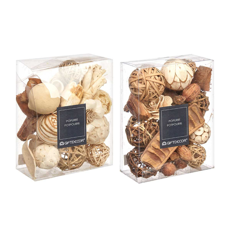 CONJ POT POURRI RECTANGULAR 2 MODELOS SORT
