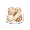 SET 6 PALLINE FOGLIA DECOR BORSA 2 MOD ASSORT