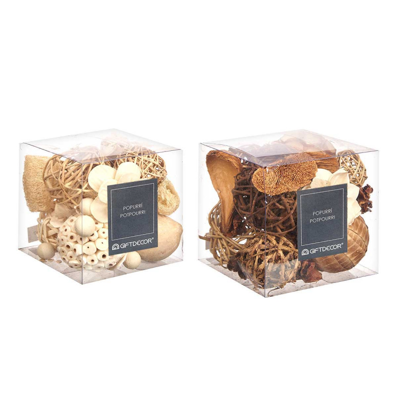 CONJ POT POURRI QUADRADO 2 MODELOS SORT