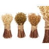 MAZZO NATRO RAFFIA PALLINE 3 COL ASSORT
