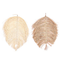 COLGANTE HOJA PALMA GRD 2 COLORES SURT
