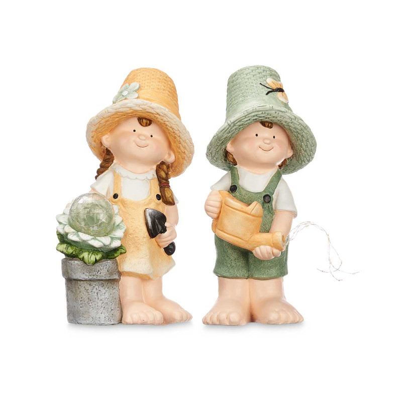 SOLAR FIGURE WATERING CAN ASSORT 2 MODELS