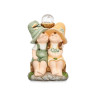 SOLAR FIGURE SEATED COUPLE