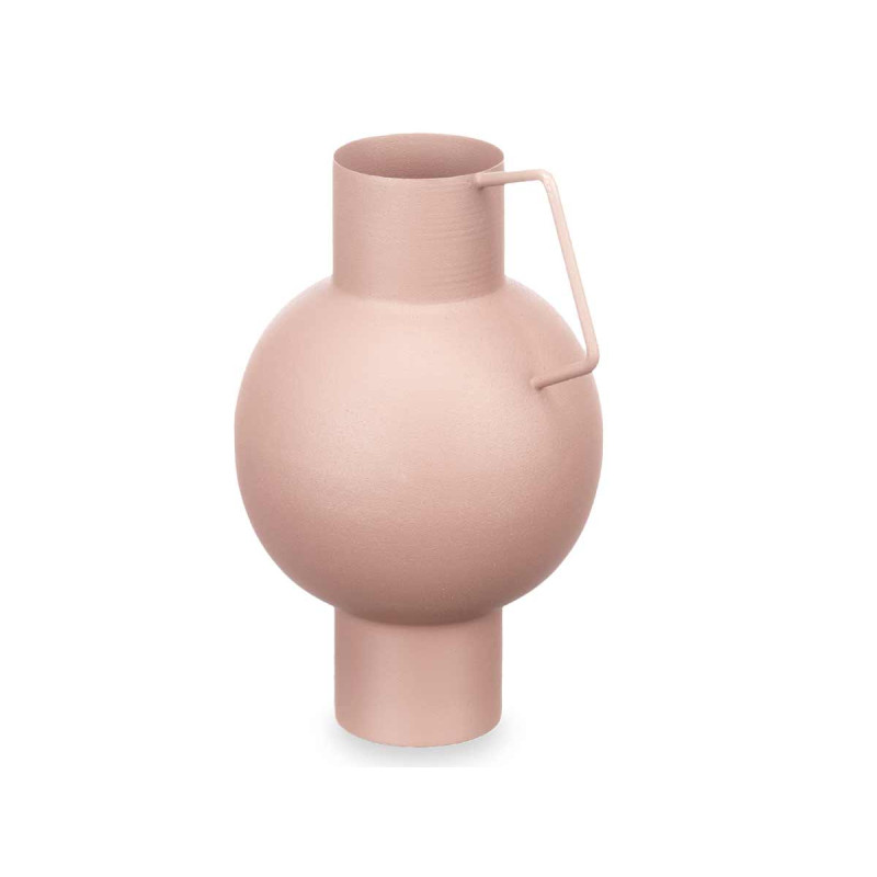 VASO EM AÇO CASTANHO CLARO
