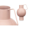 VASO IN ACCIAIO BOMBATO SABBIA PASTELLO