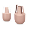 VASO IN ACCIAIO DOPPIO MANICO SABBIA PASTELLO