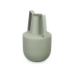 VASE ACIER DOUBLE ANSE VERT PASTEL