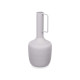 STEEL VASE RECTANGULAR HANDLE GREY PASTEL COLOUR