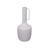 VASO IN ACCIAIO MANICO RETTANG GRIGIO PASTELLO