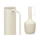 JARRON ACERO ASA RECTANGULAR CREMA PASTEL