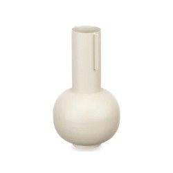 VASO IN ACCIAIO FORMA CREMA PASTELLO 