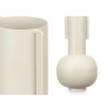 VASO IN ACCIAIO FORMA CREMA PASTELLO 