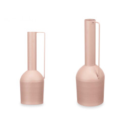 VASO IN ACCIAIO ALTO SABBIA PASTELLO MED
