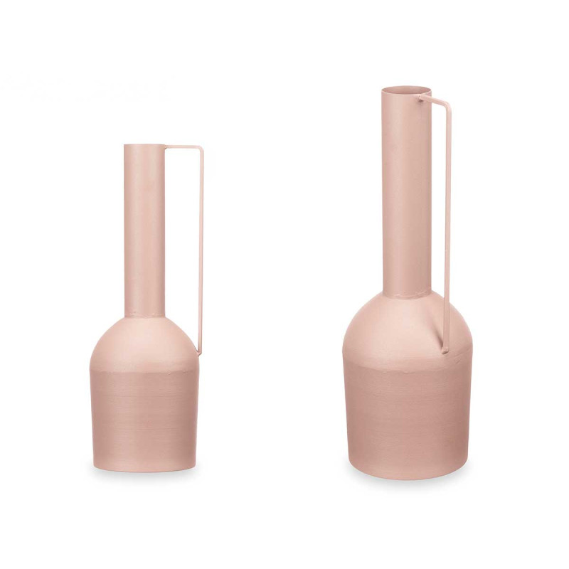 VASO IN ACCIAIO ALTO SABBIA PASTELLO MED