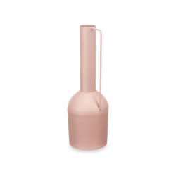 VASO EM AÇO ALTO CASTANHO CLARO